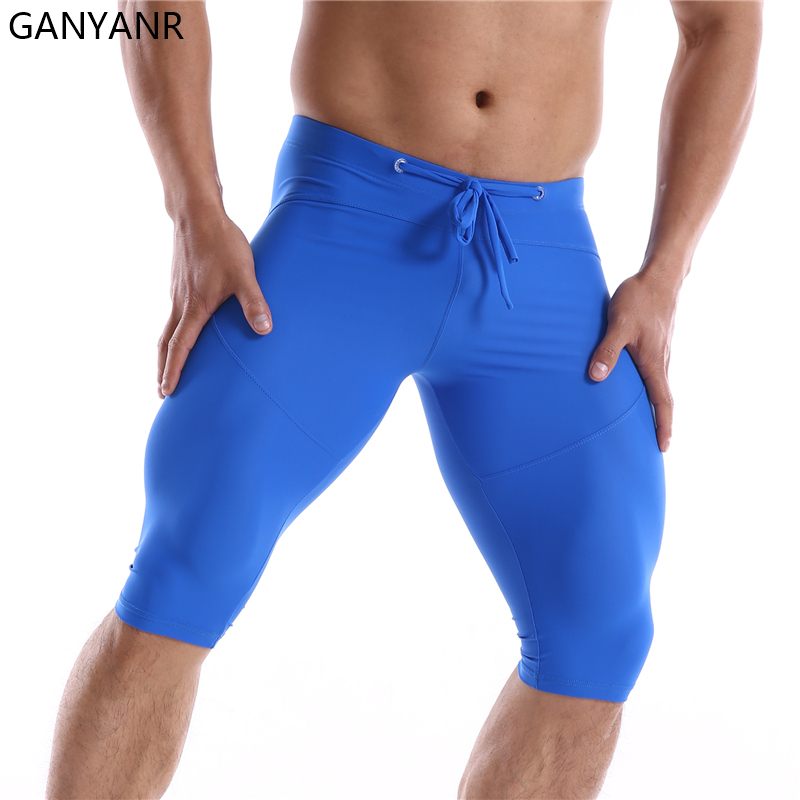 Compression Shorts Athletes - GANYANR-Meias De Corrida Para Homens, Leggings