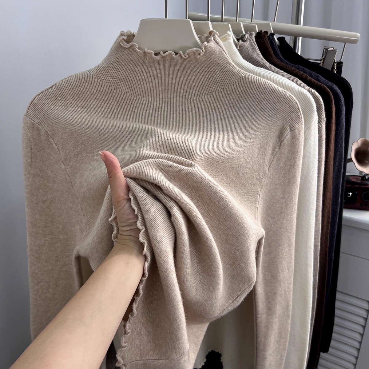 Thermal Long John - Novos Suéteres Femininos de Gola Alta