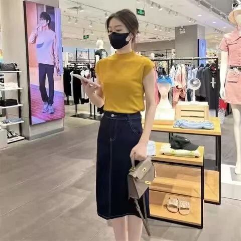 Top de Malha Estilo Coreano Fe - Base Layer Top avaliação e preço