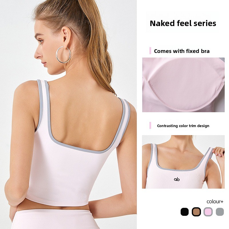 Camiseta feminina de verão com - Tank Top Ribbed avaliação e preço