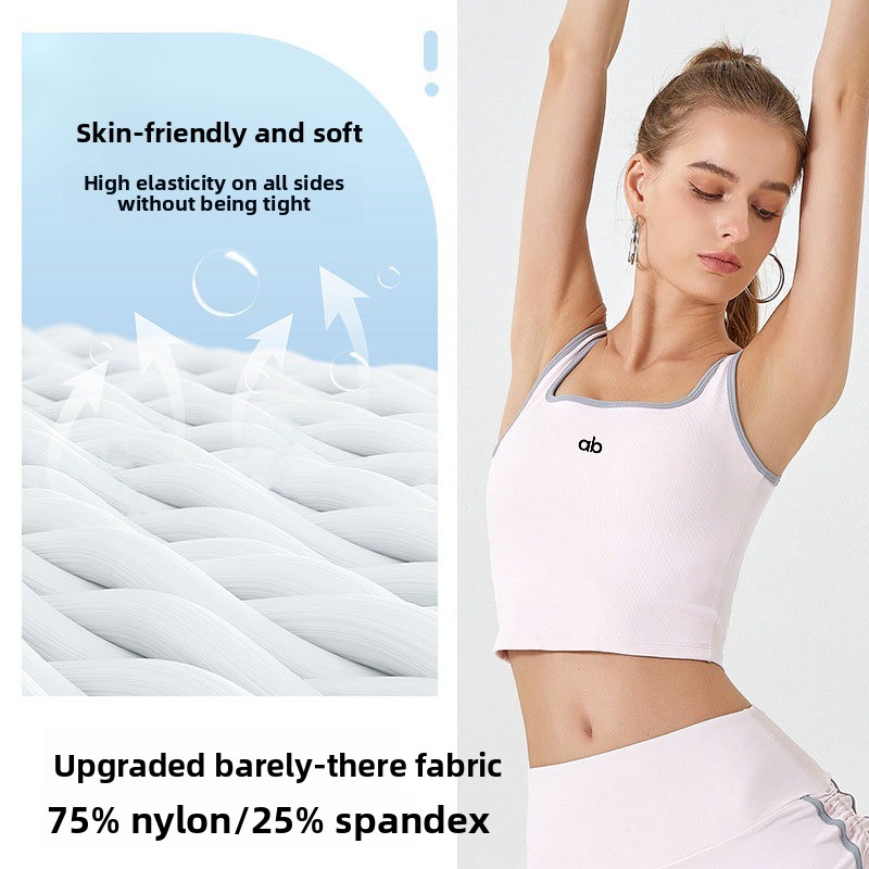 Camiseta feminina de verão com - Tank Top Ribbed avaliação e preço