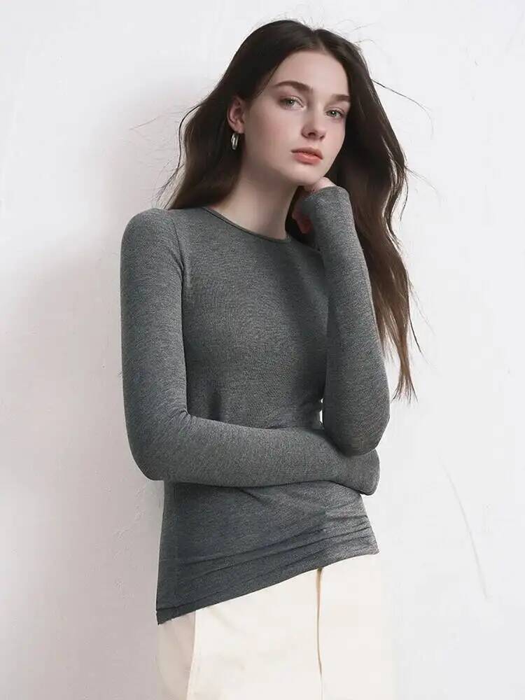 Camiseta Feminina de Manga Lon - Base Layer Top avaliação e preço